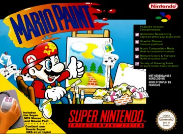 Mario Paint (Europe) box cover front